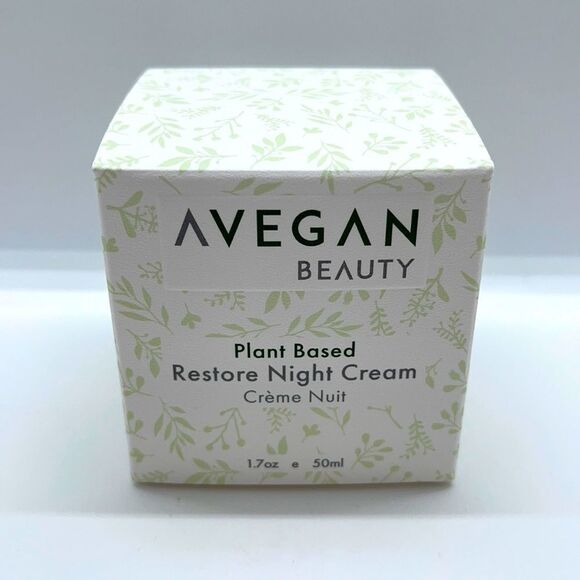 NWT AVegan Beauty Plant Based Restore Night Cream - Picture 2 of 7